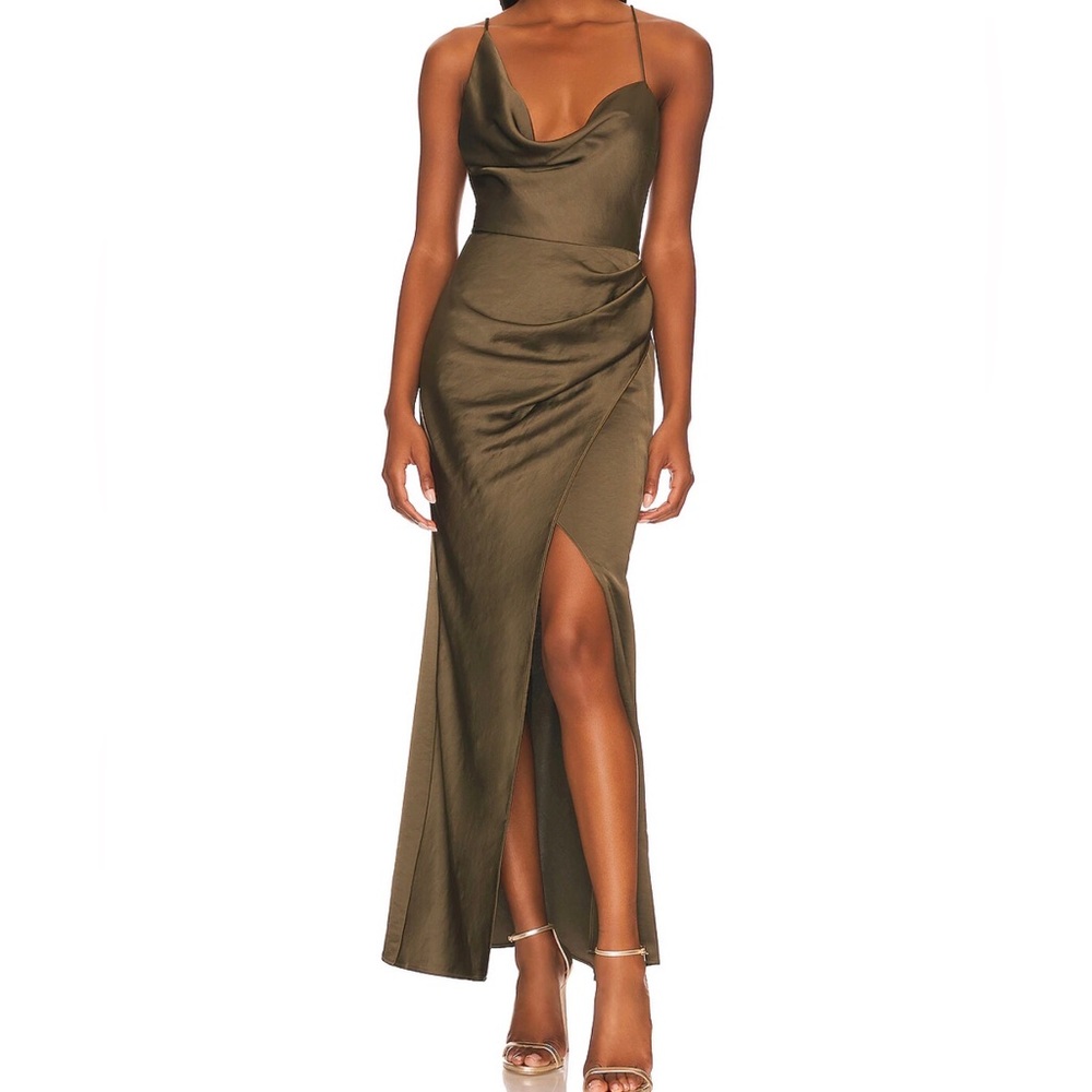 Revolve - Olive Green Dress